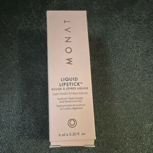 Monat Satin Effect Liquid Lipstick Divine Shade Botanical Oils 0.20 fl oz